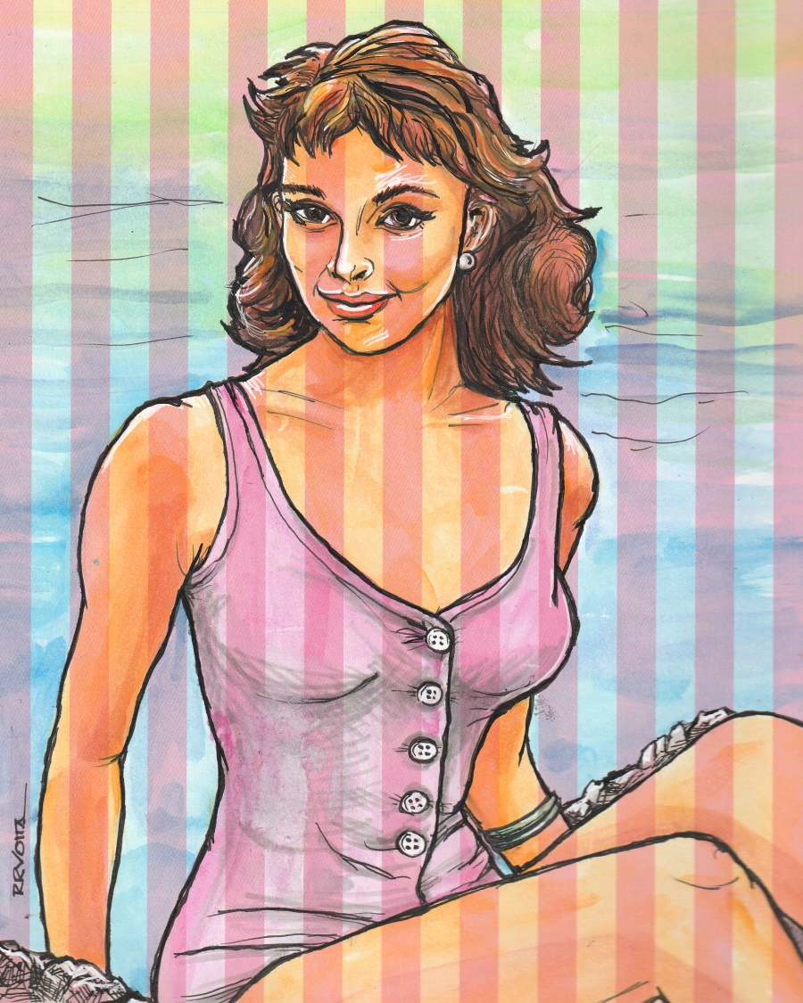 Striped Swimsuit